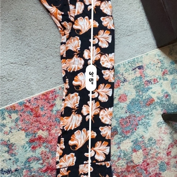 İPEKYOL High Waist floral Woman Trousers size US 10 - Picture 9 of 10